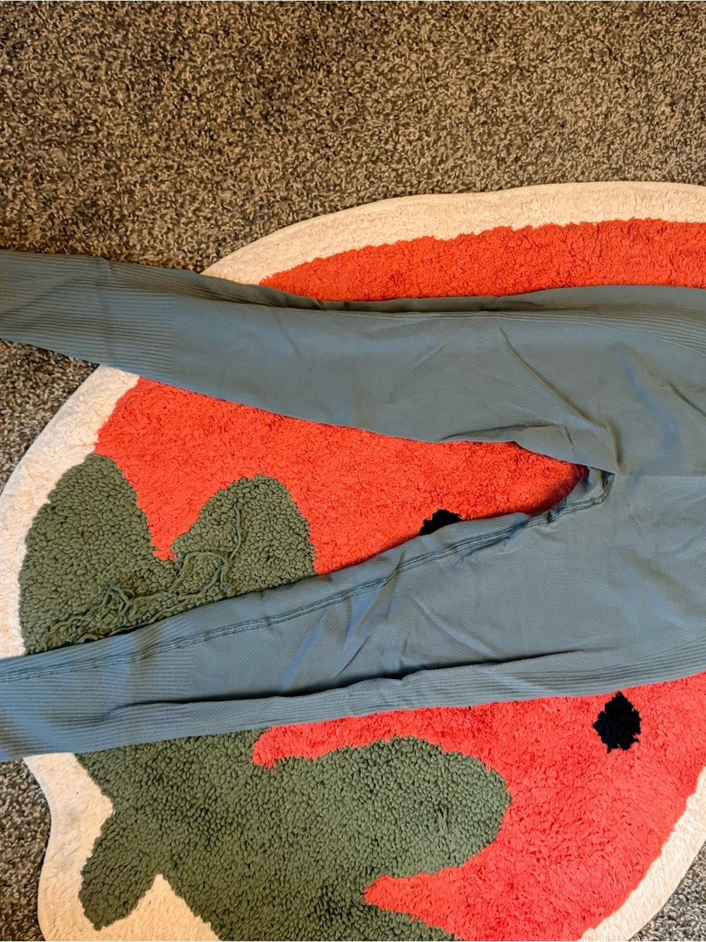 Gymshark Ribbed High-Waist Leggings in Sage